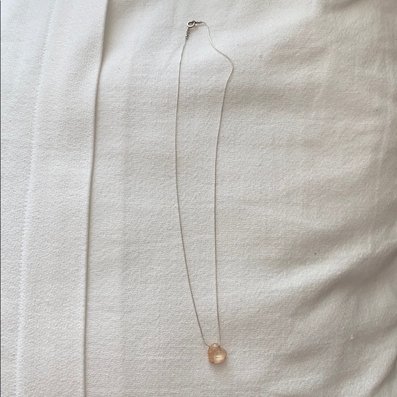 🔥Gift🔥Silver Swarovski Stone- Heart Necklace - Picture 2 of 7